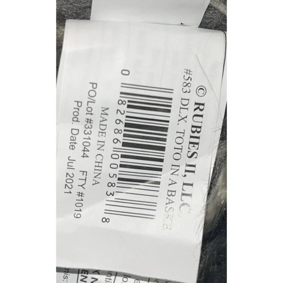 Wizard Of Oz Dorothys Toto Dog Plush Terrier Doll Rubies Costume -Dog Only - Picture 8 of 12